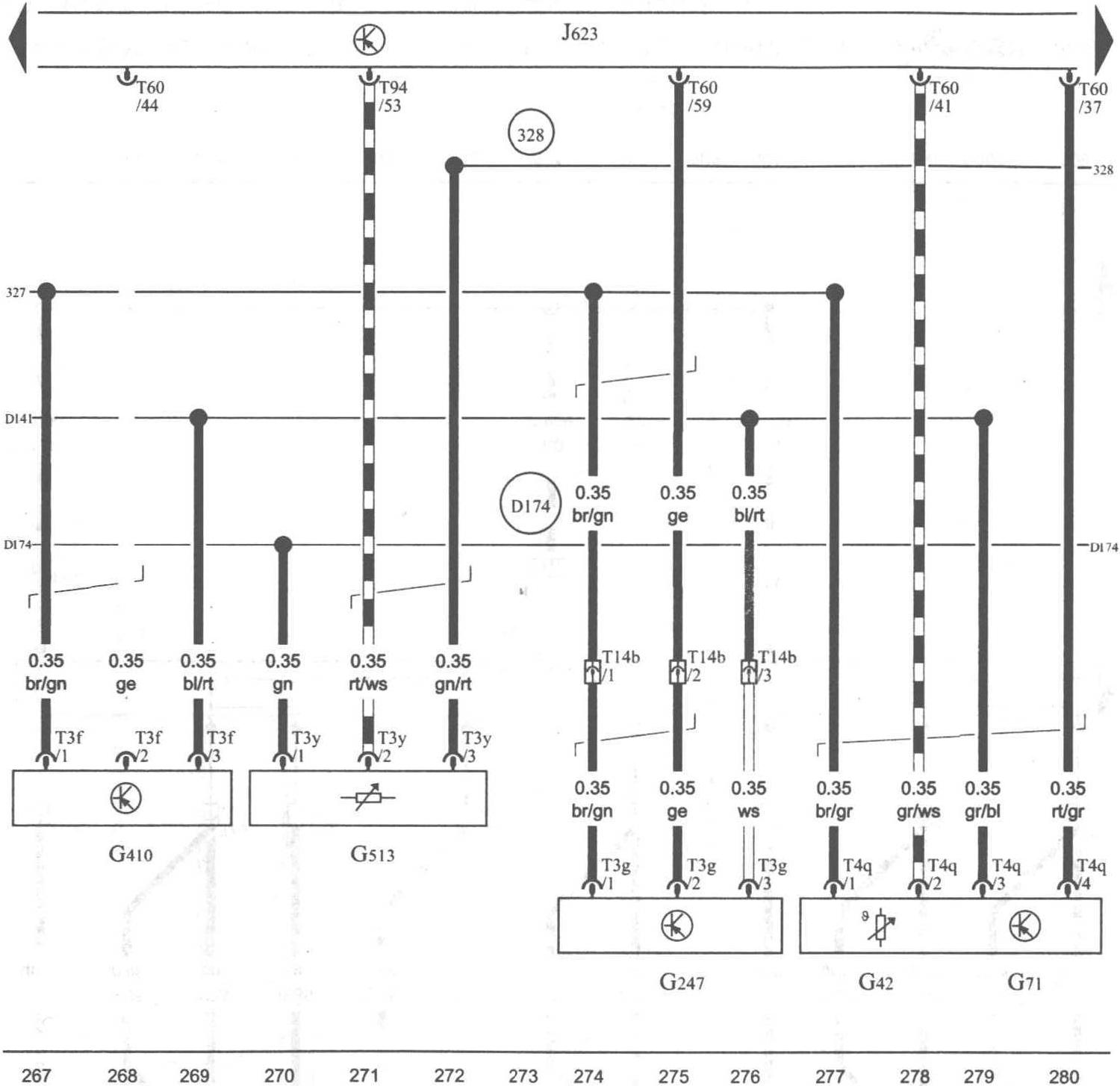 圖1-1-48 進(jìn)氣溫度傳感器、進(jìn)氣管壓力傳感器、燃油壓力傳感器、低壓燃油壓力傳感器、開(kāi)關(guān)式進(jìn)氣管傳感器、發(fā)動(dòng)機(jī)控制單元